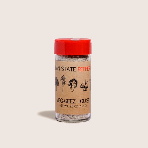 Bottle of vegetable seasoning