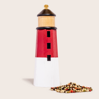pepper grinder and peppercorns