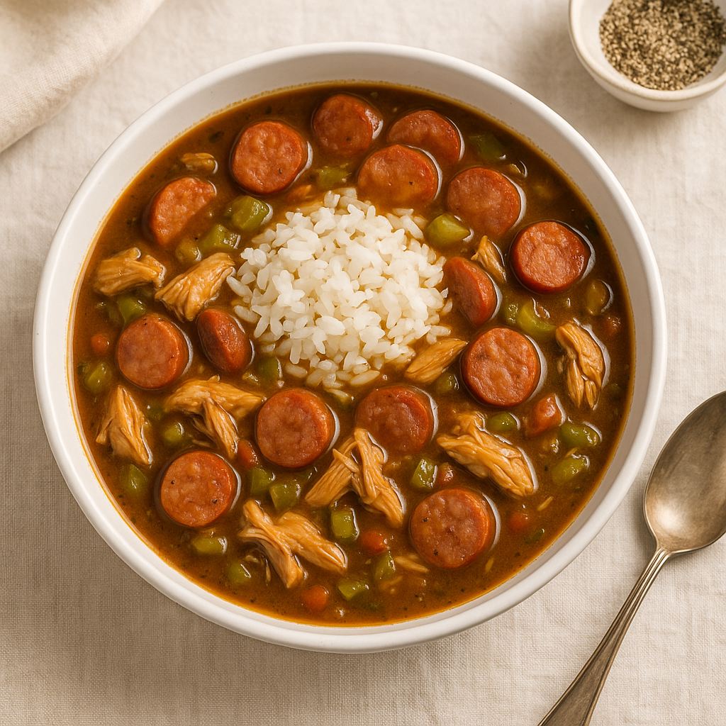 chicken and sausage gumbo recipe 