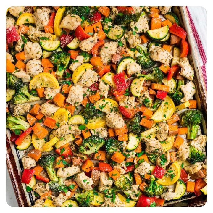 Sheet Pan of Roasted Veggies