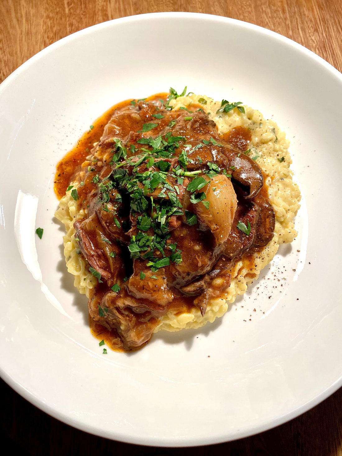 Bowl of braised beef