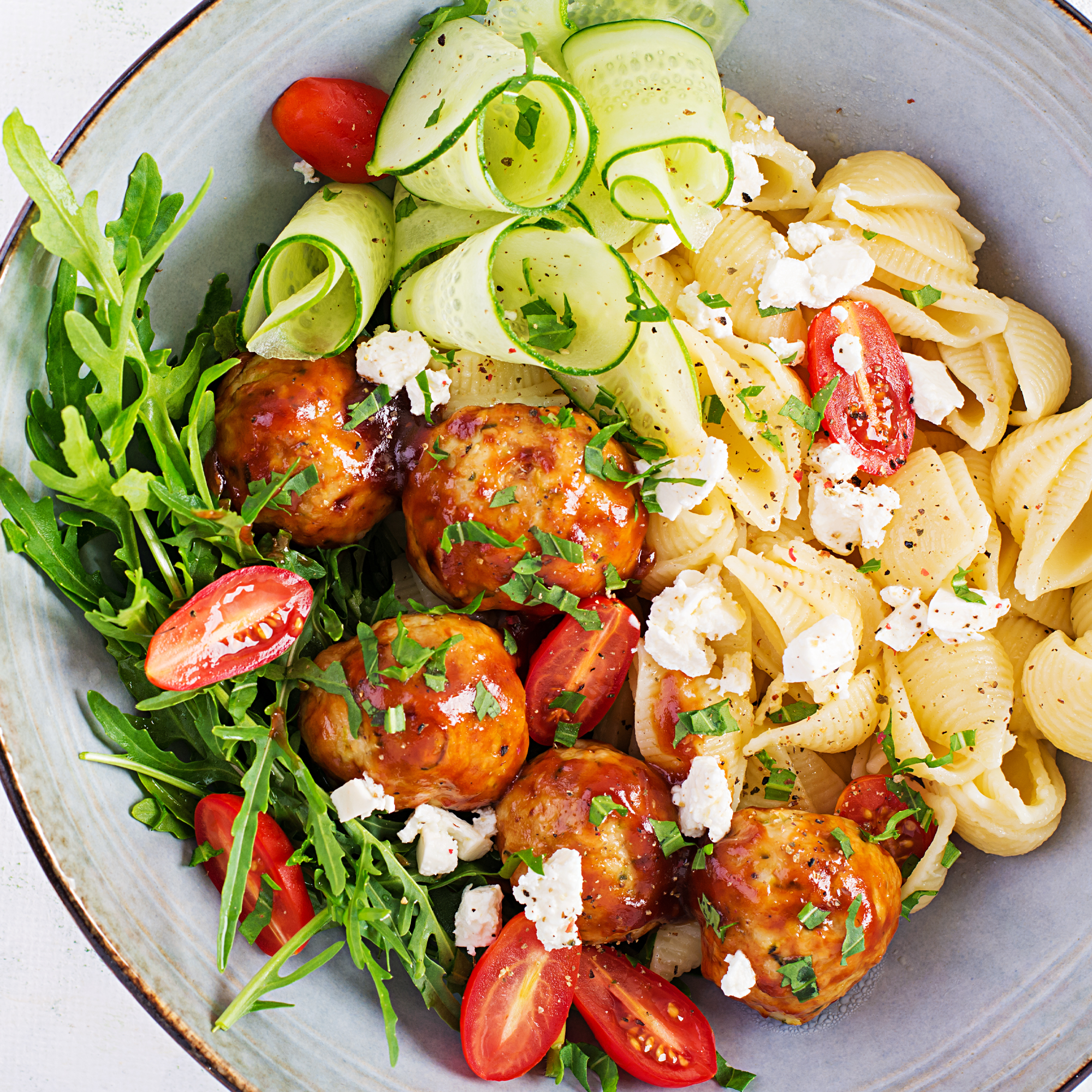 Mediterranean Chicken Meatballs