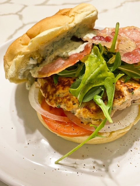 chicken parm burger