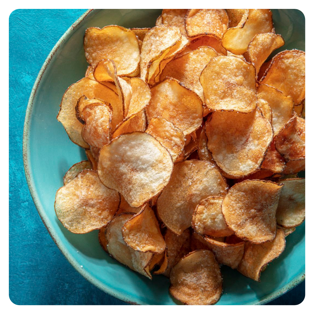 bowl of potato chips