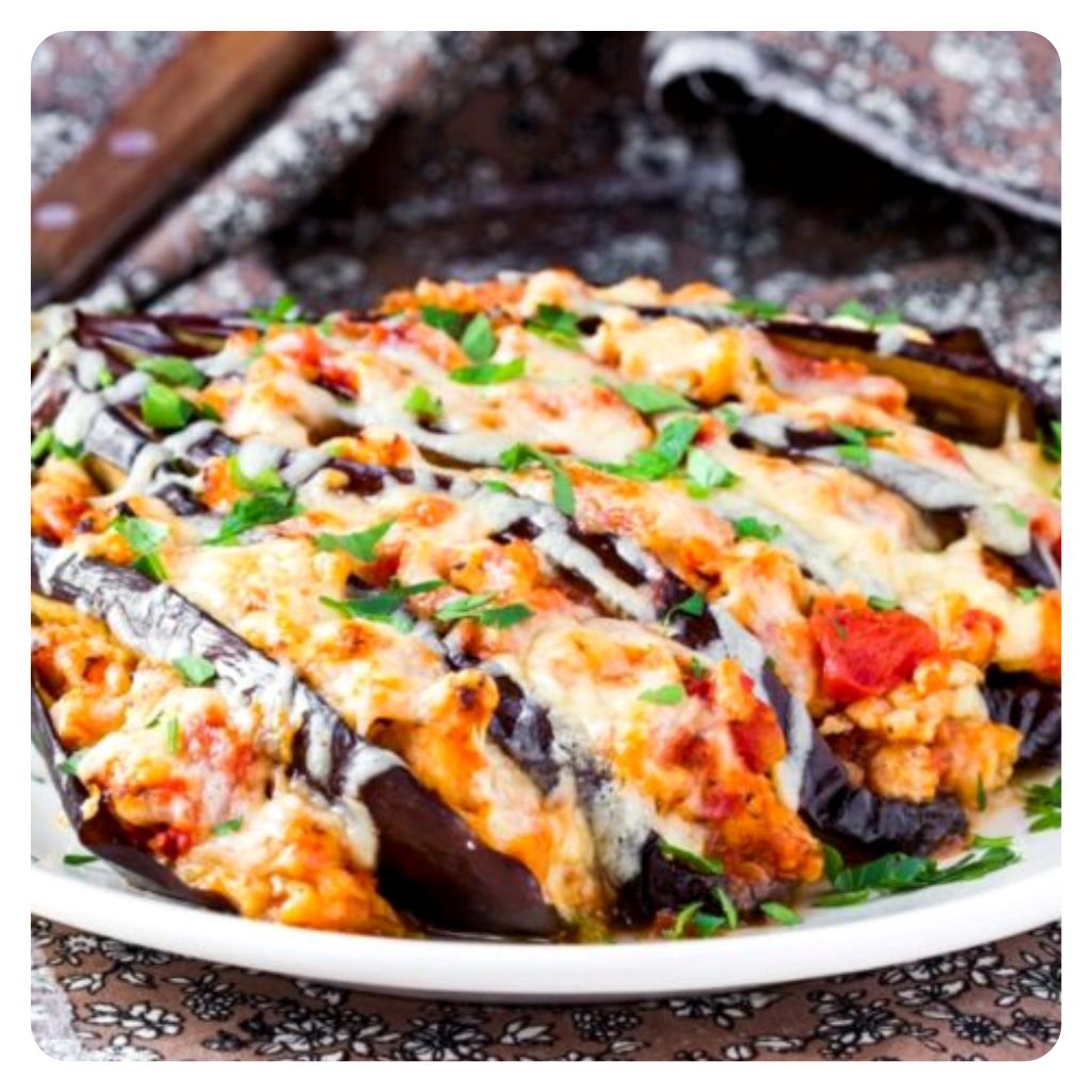 Baked Stuffed Eggplant