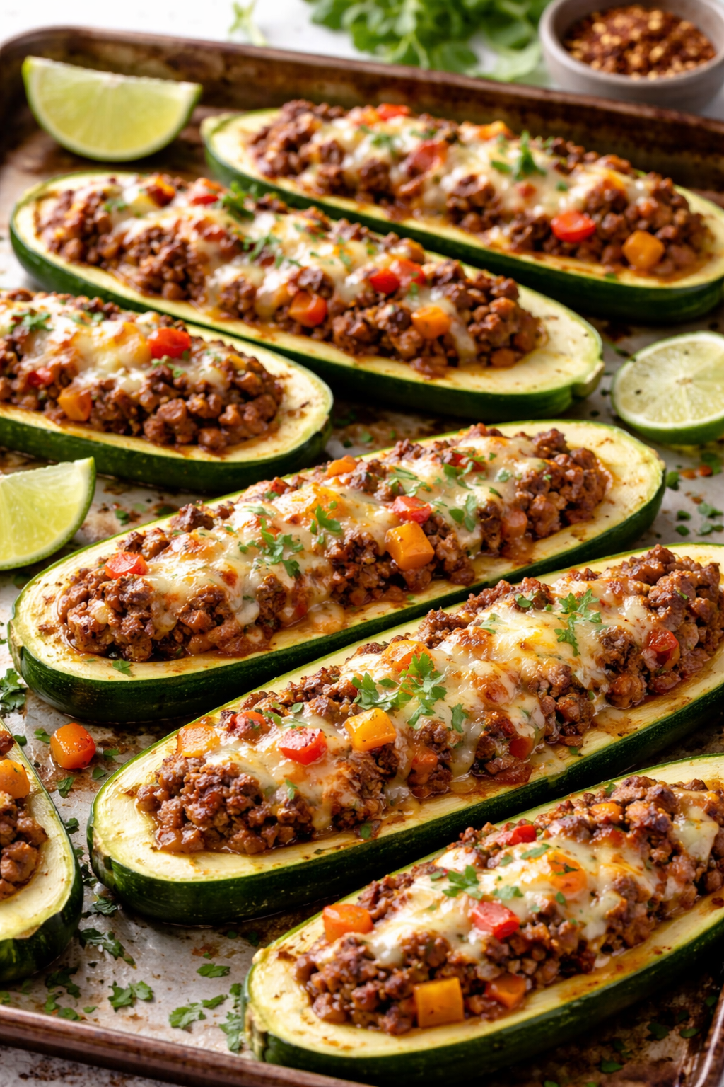 Southwestern Zucchini Boats