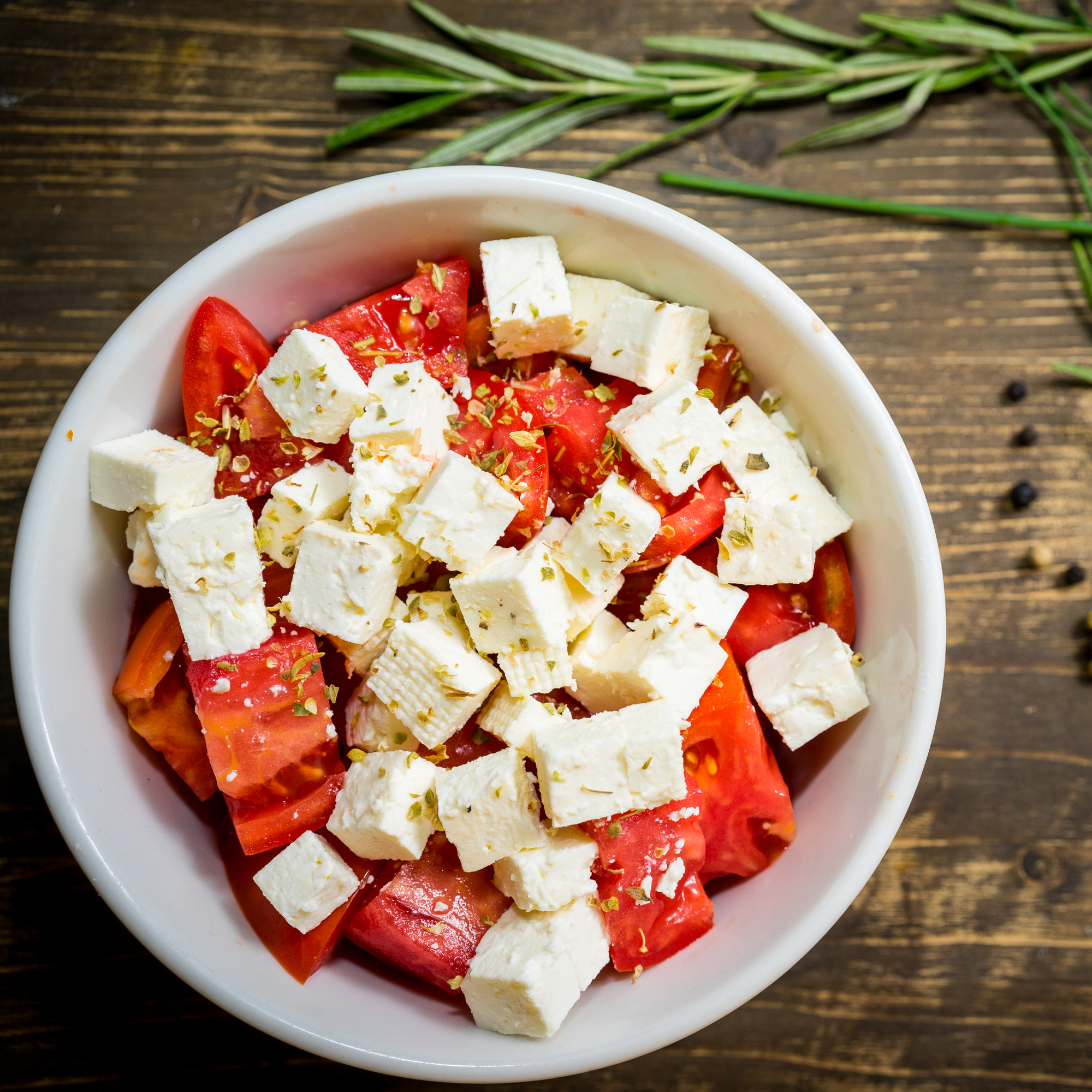Marinated Feta and Tomatoes