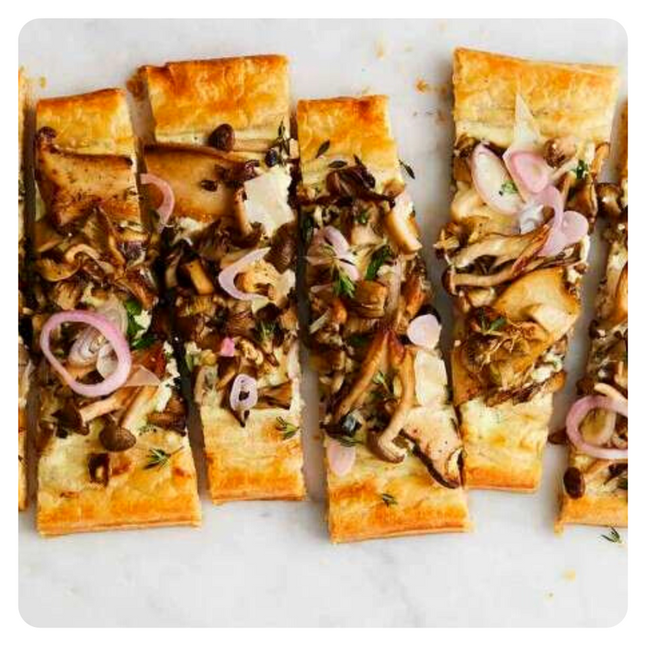 Roasted Wild Mushroom Flatbreads