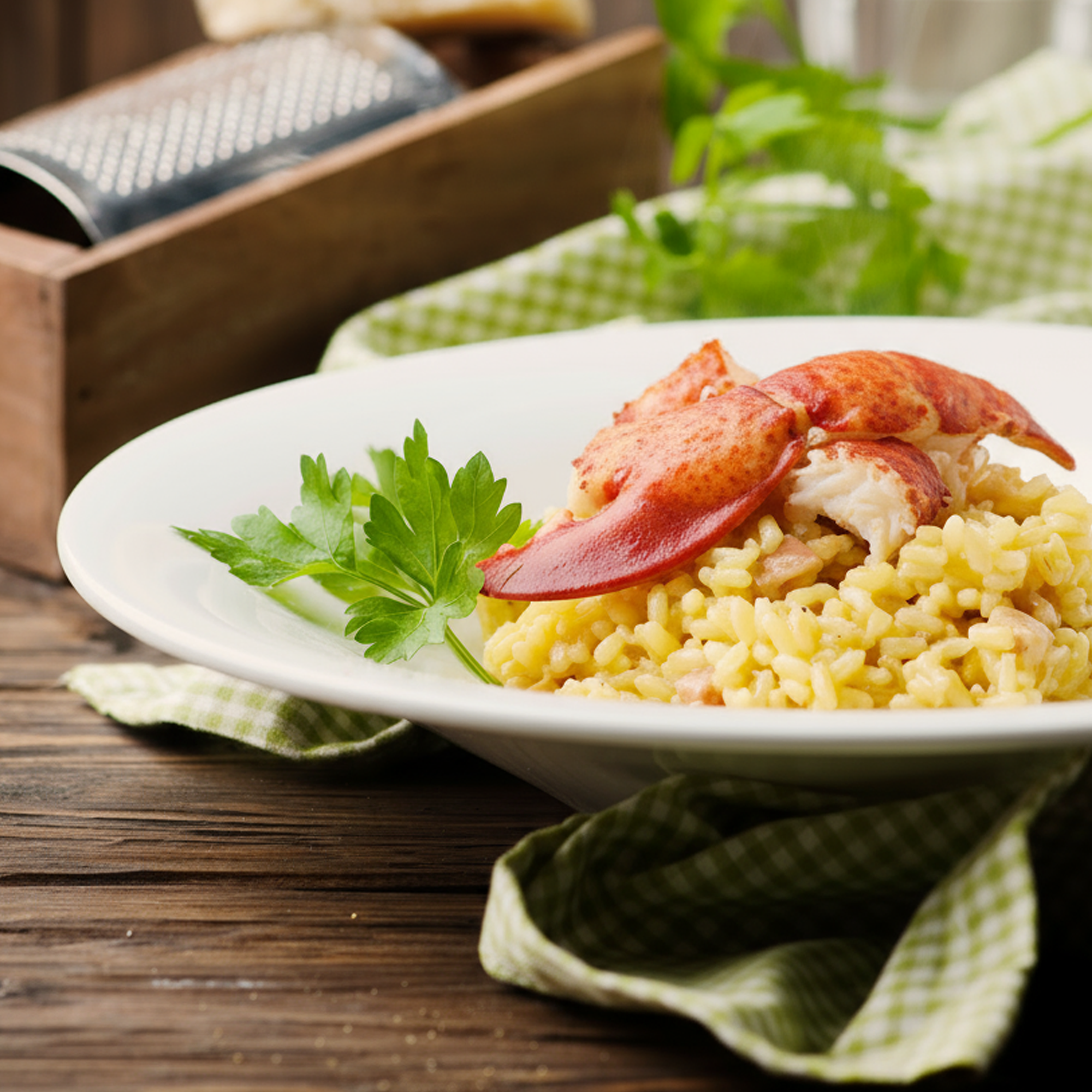 Lobster and Goat Cheese Risotto