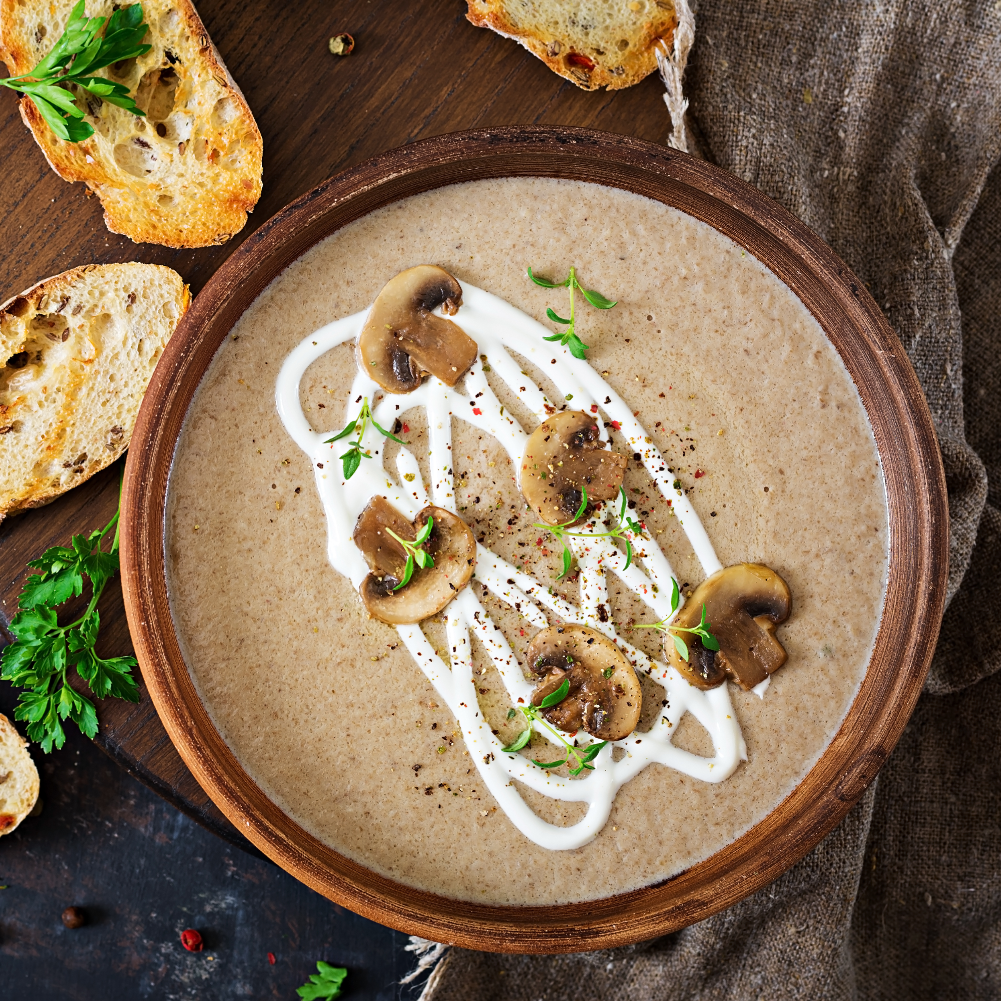 Hungarian Mushroom Soup Recipe