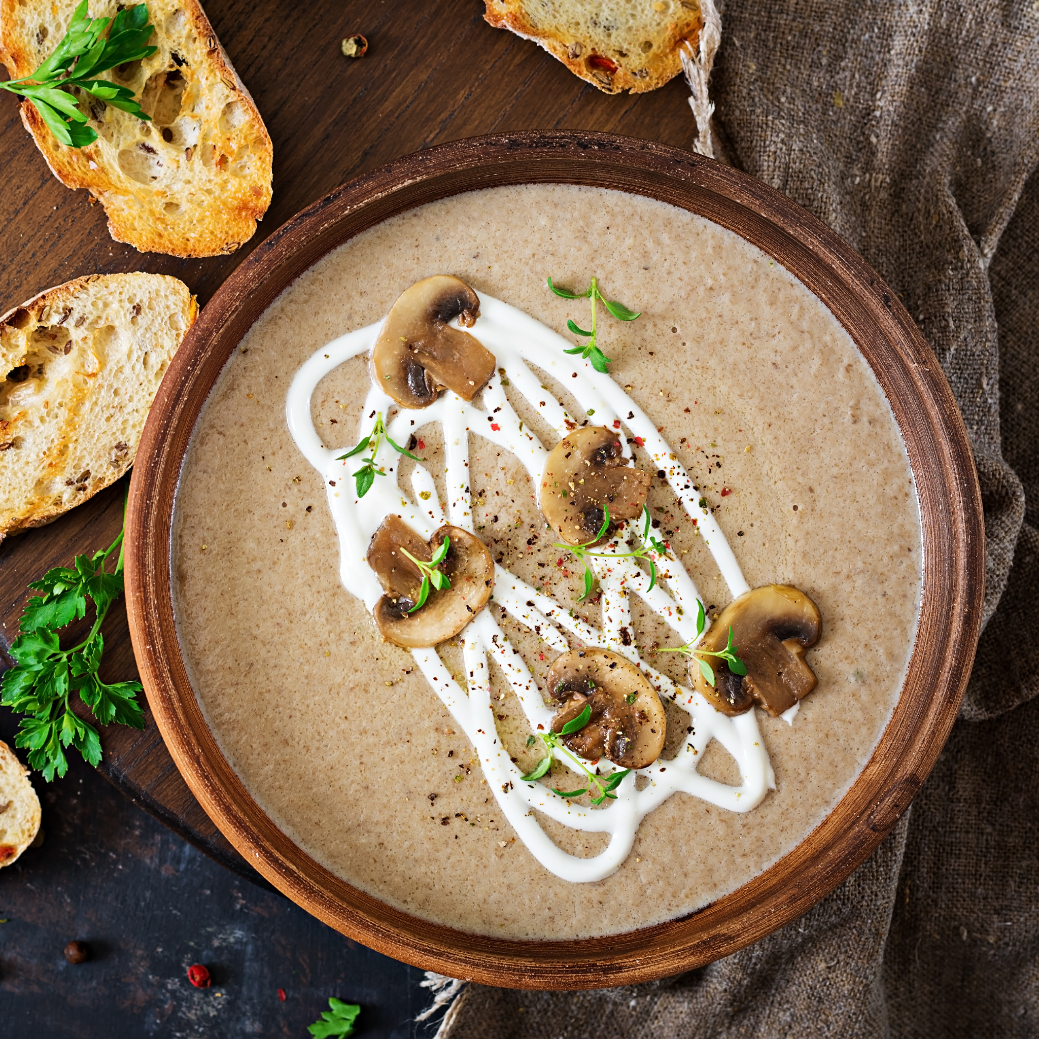 Hungarian Mushroom Soup Recipe