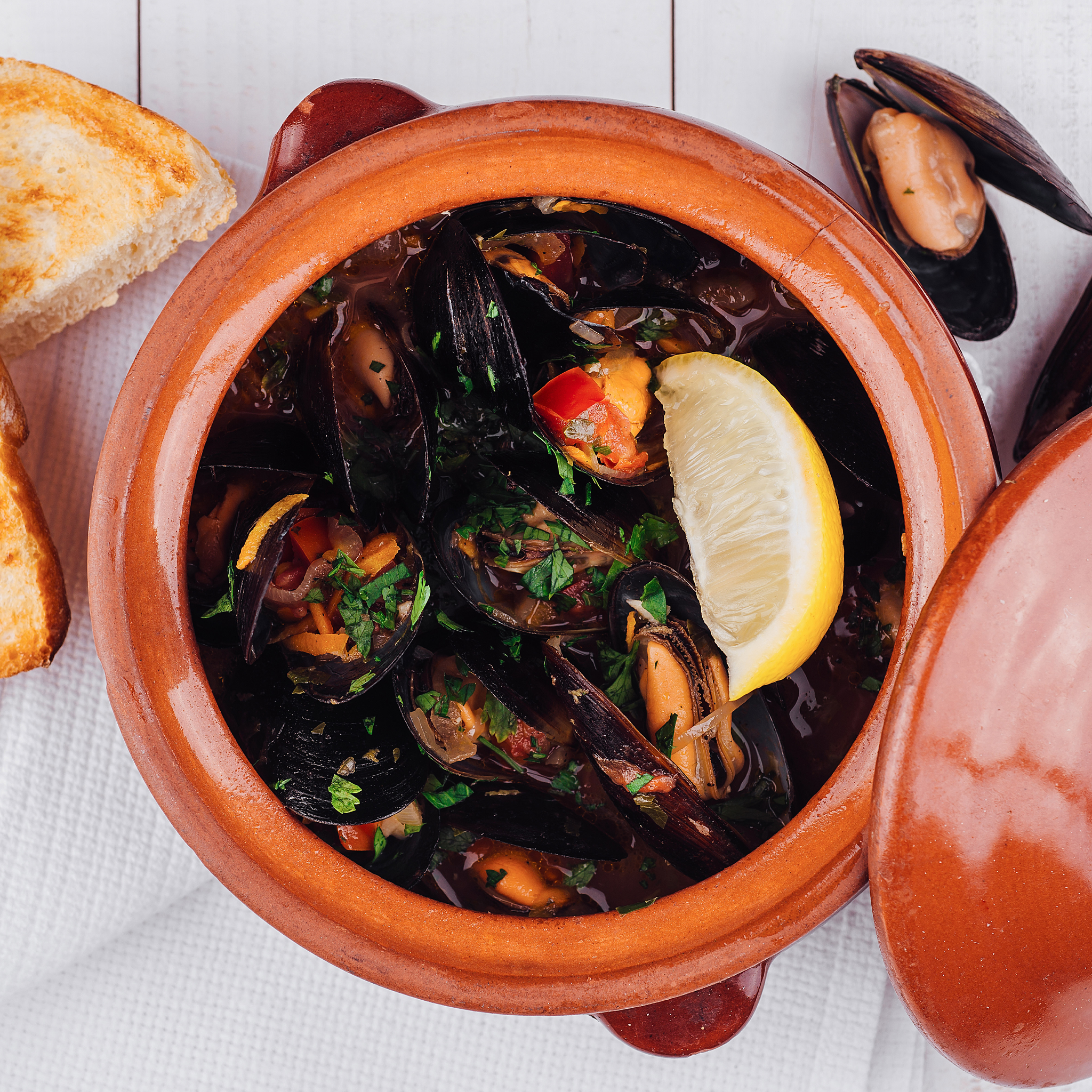 Sauteed Maine Mussels