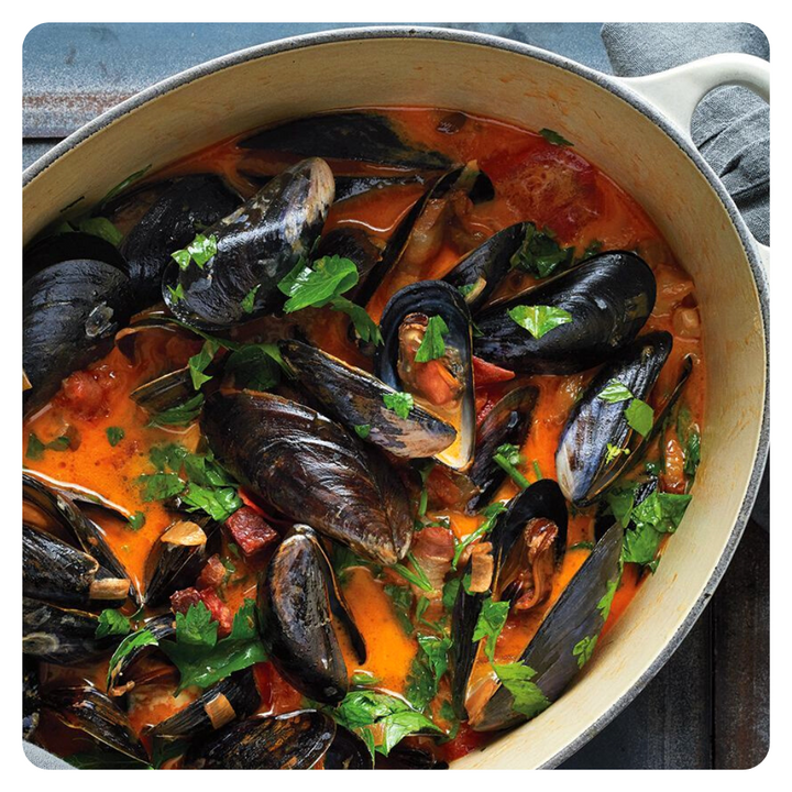 Mussels Choriqueso