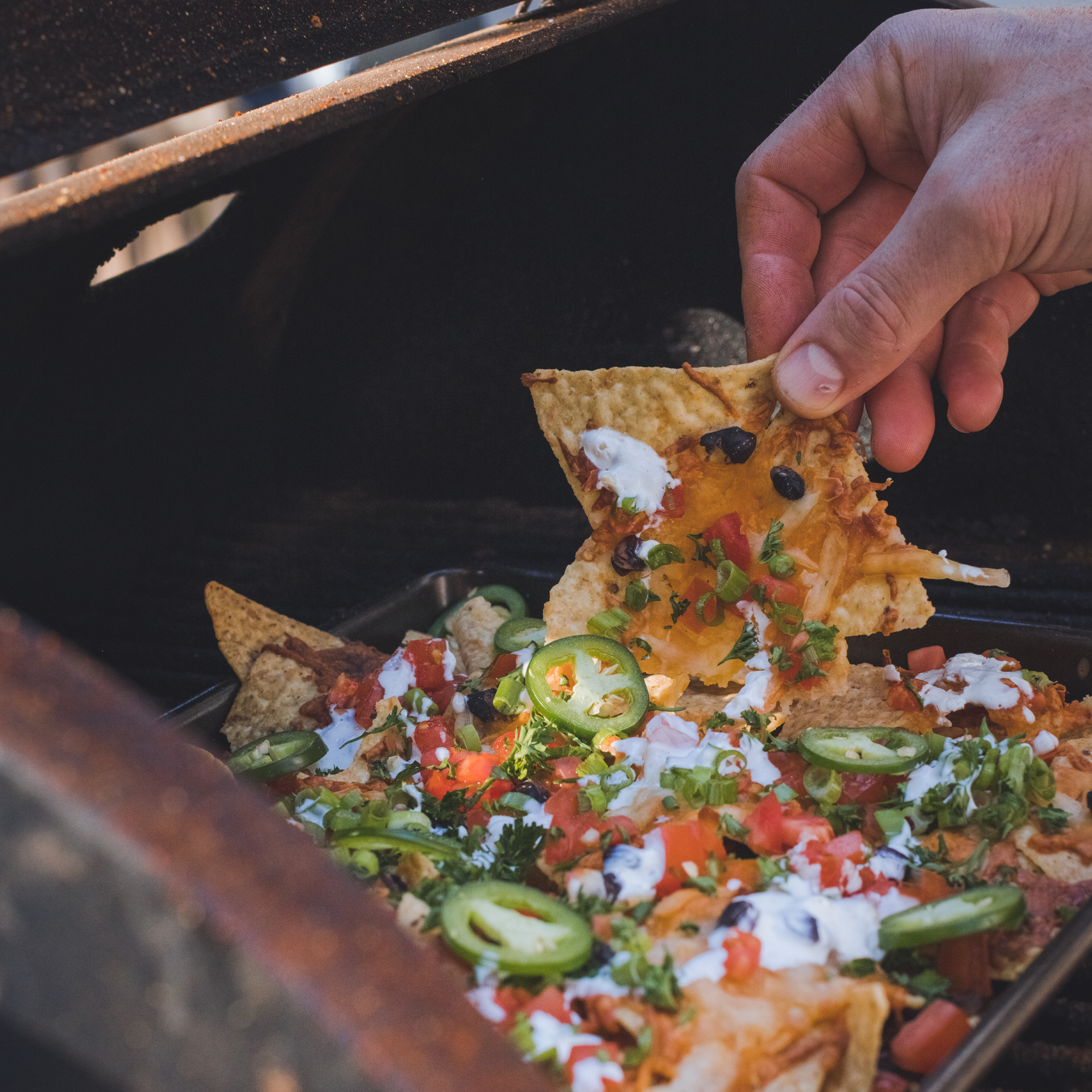 Traeger Grill Nachos