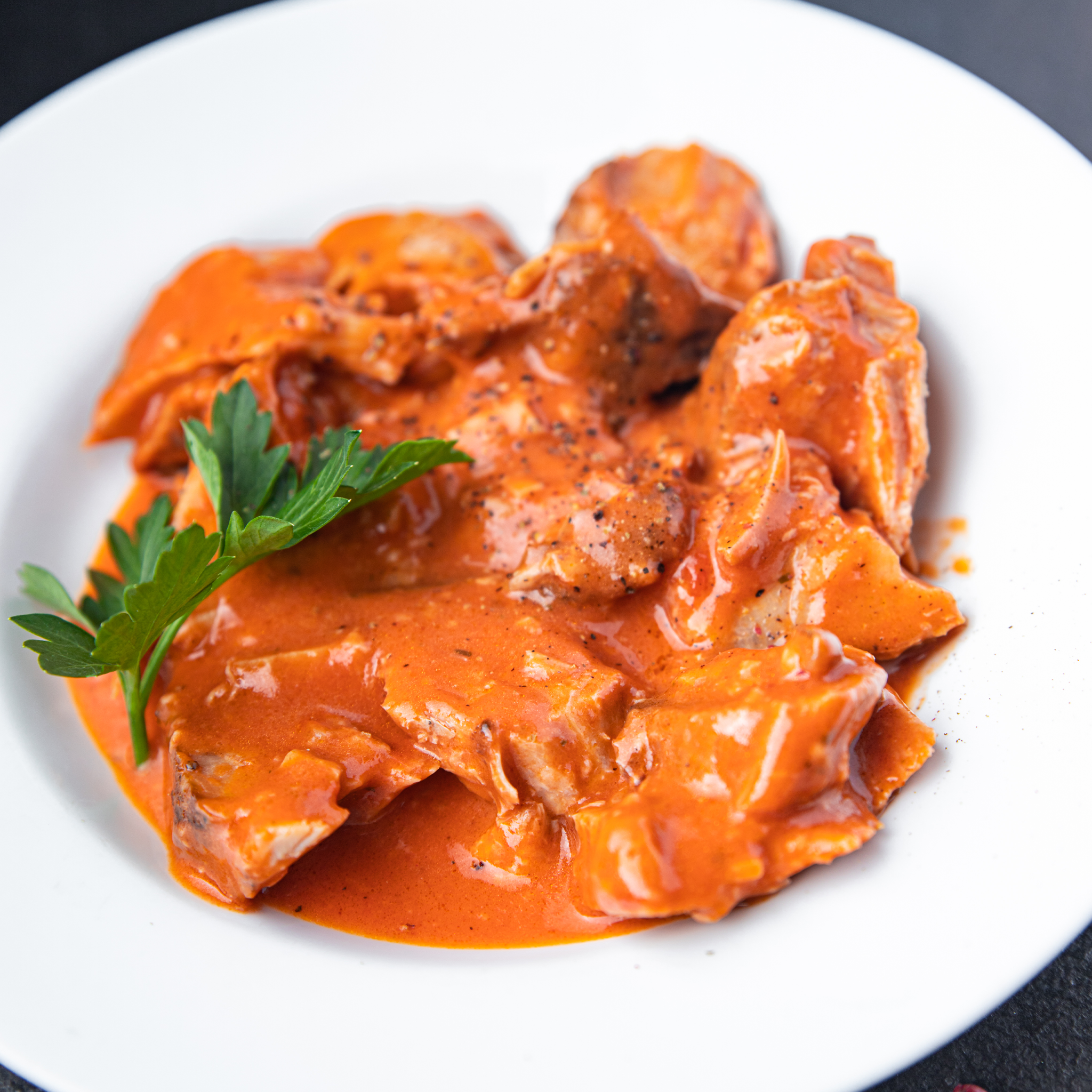 Slow-roasted Pork Paprikash