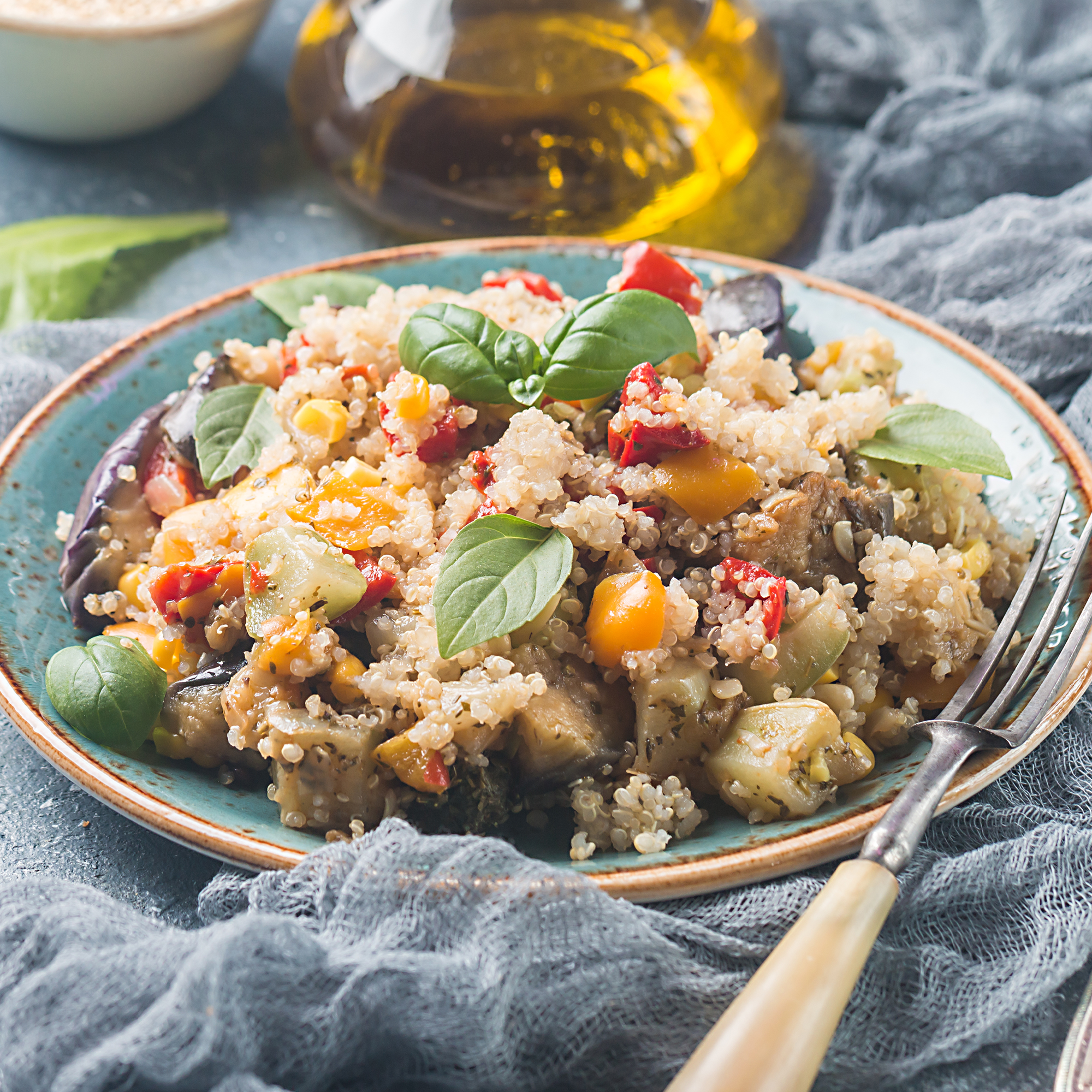 Roasted Vegetable Quinoa