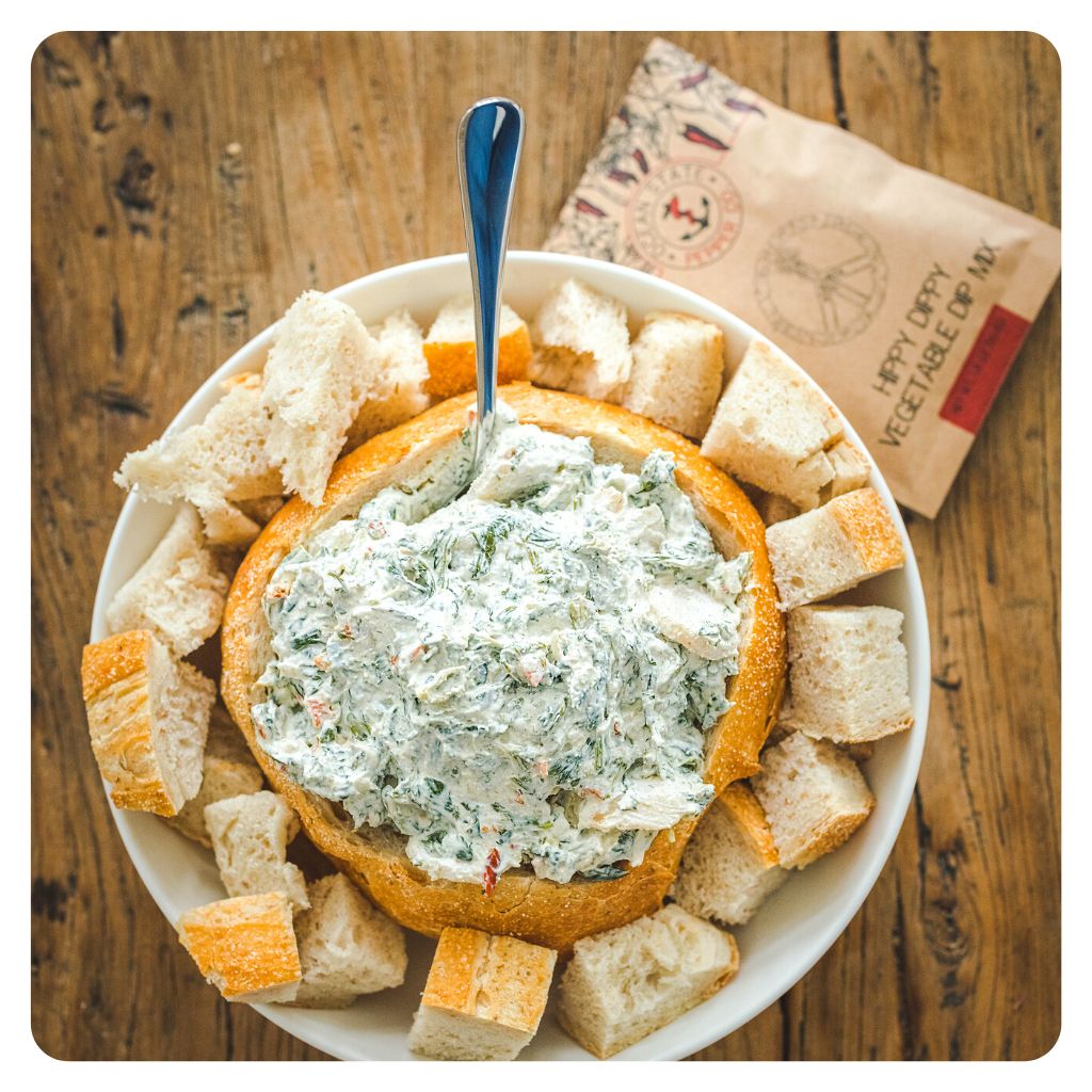 Kicked Up Spinach Dip