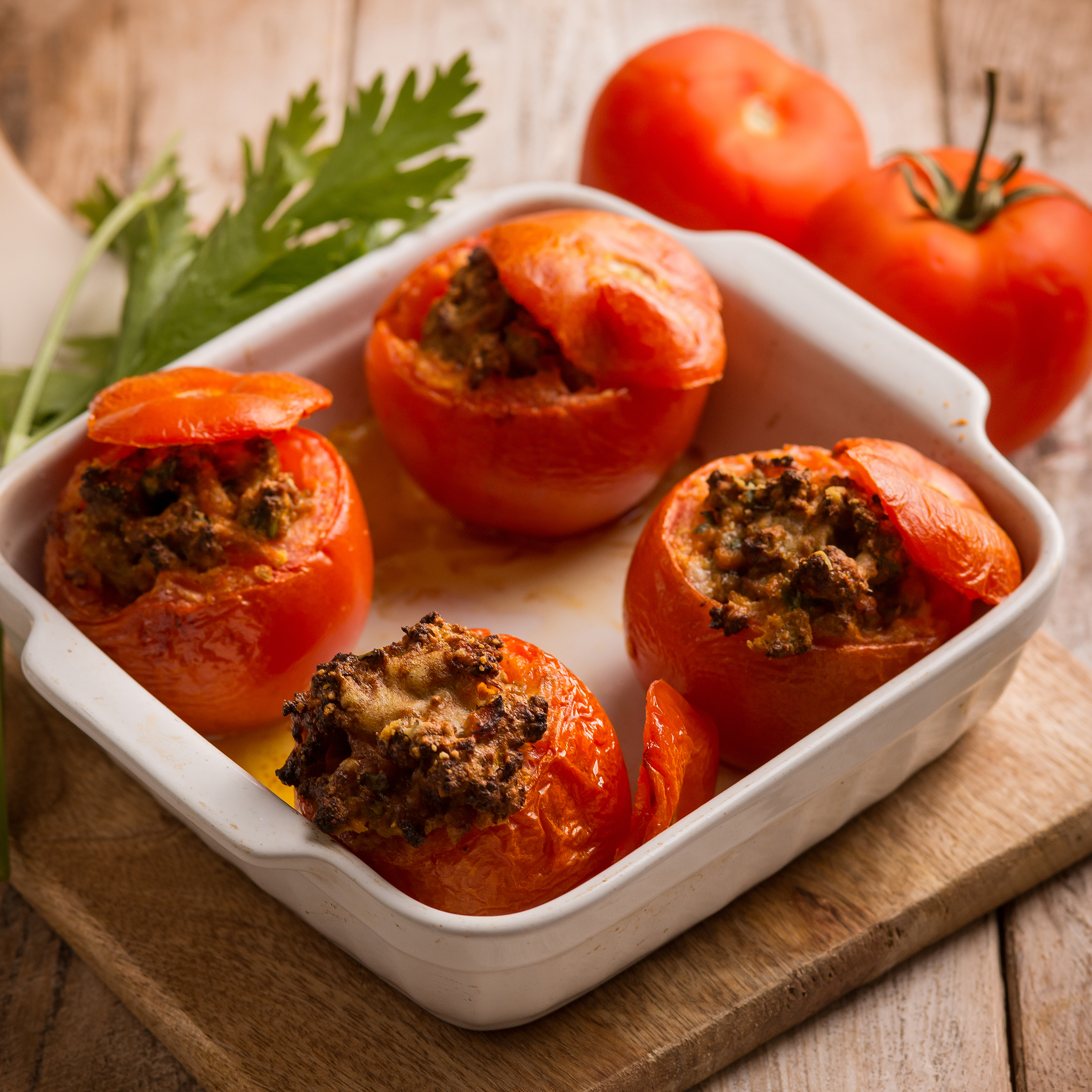 Baked Stuffed Tomatoes