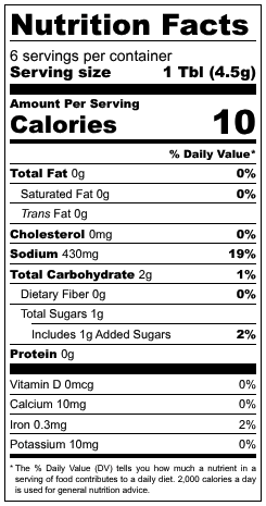 chili nutrition facts