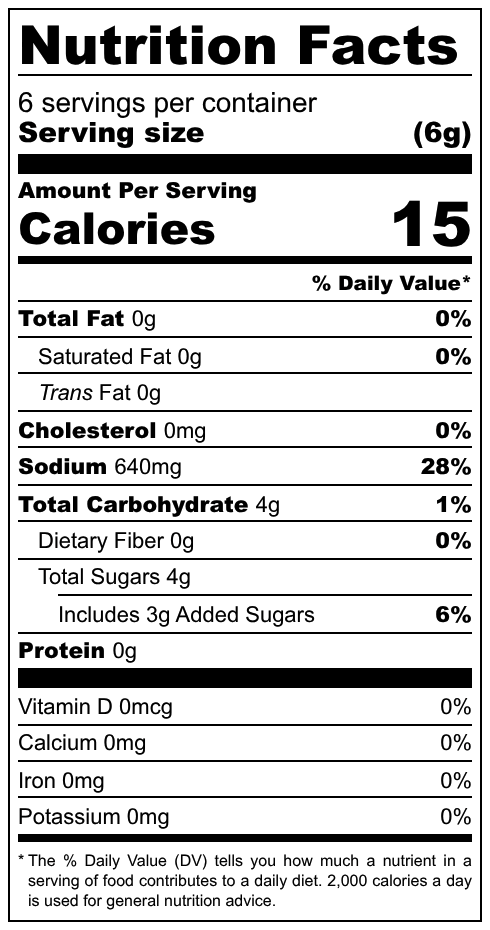 curry nutrition facts