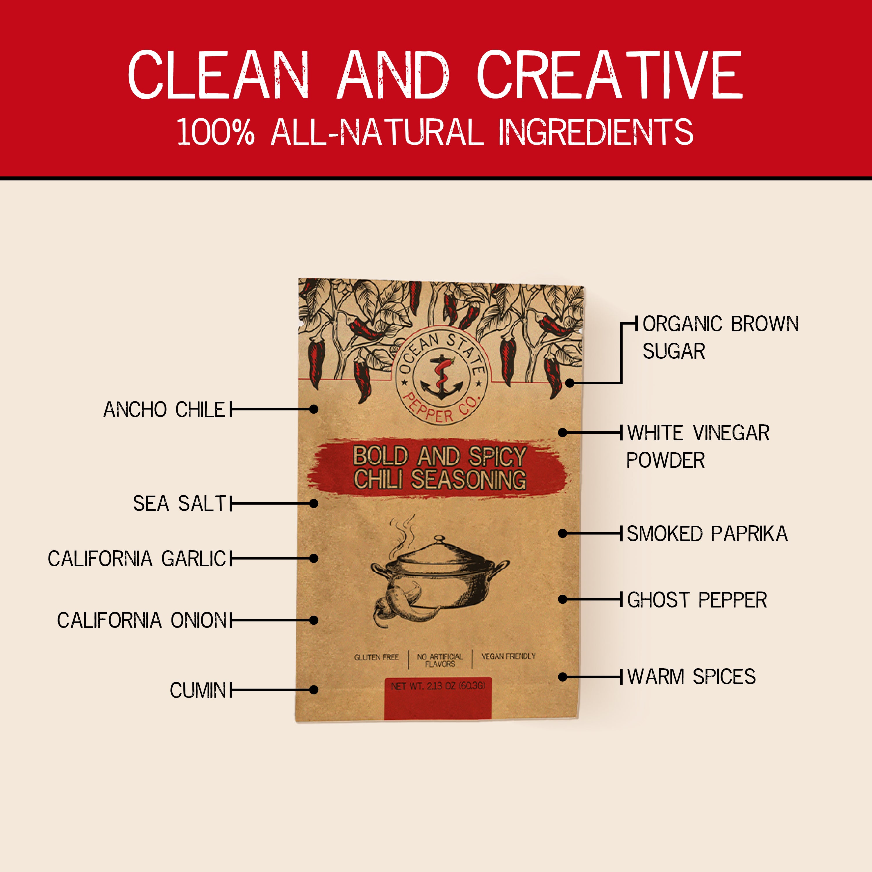 Spices Chili Bag Mix Bold And Spicy Chili Mix – Ocean State Pepper