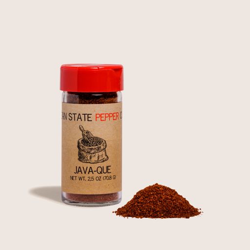 front packaging for java-que seasoning