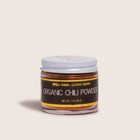 organic chili powder jar