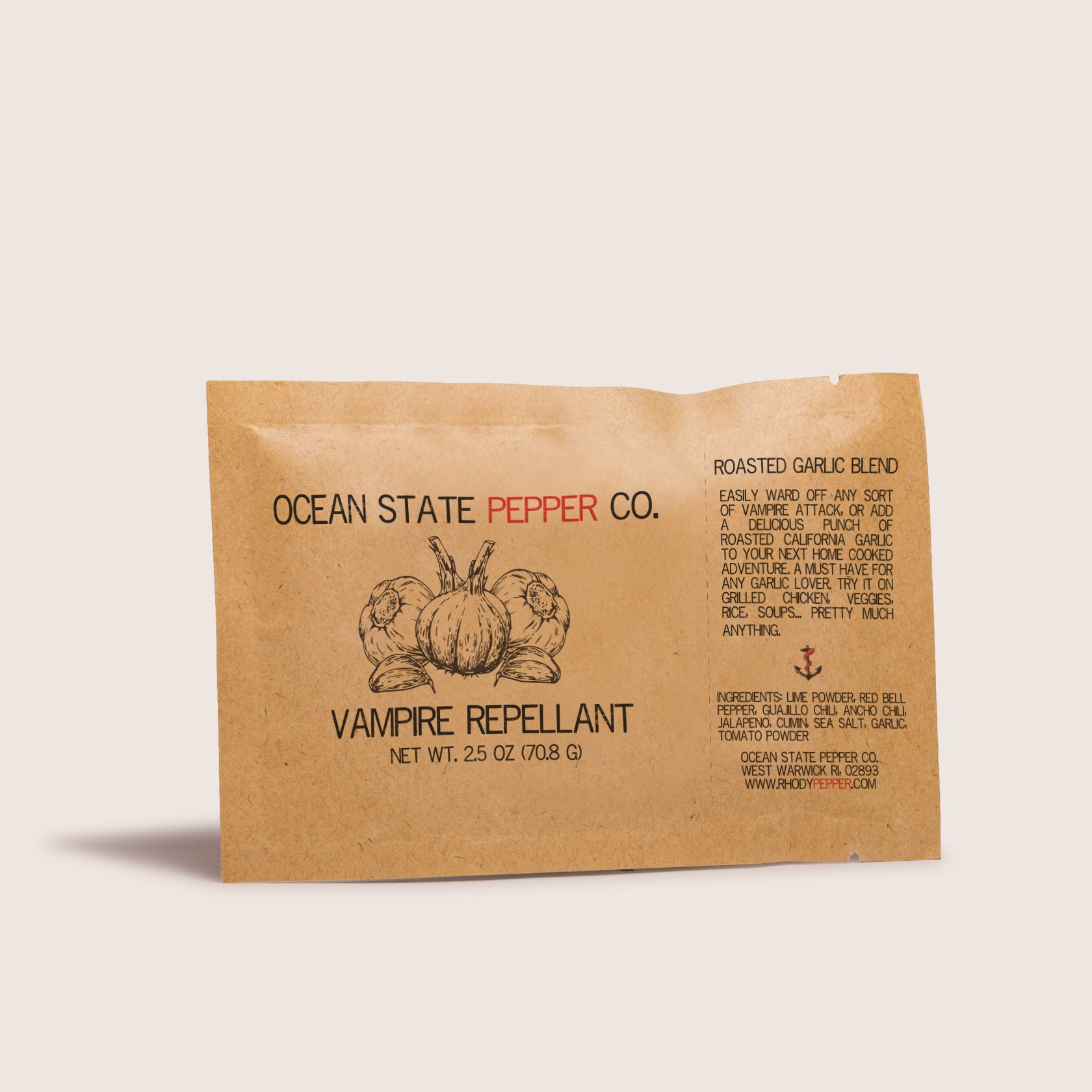 Vampire Repellent Roasted Garlic and Herb Seasoning Ocean State