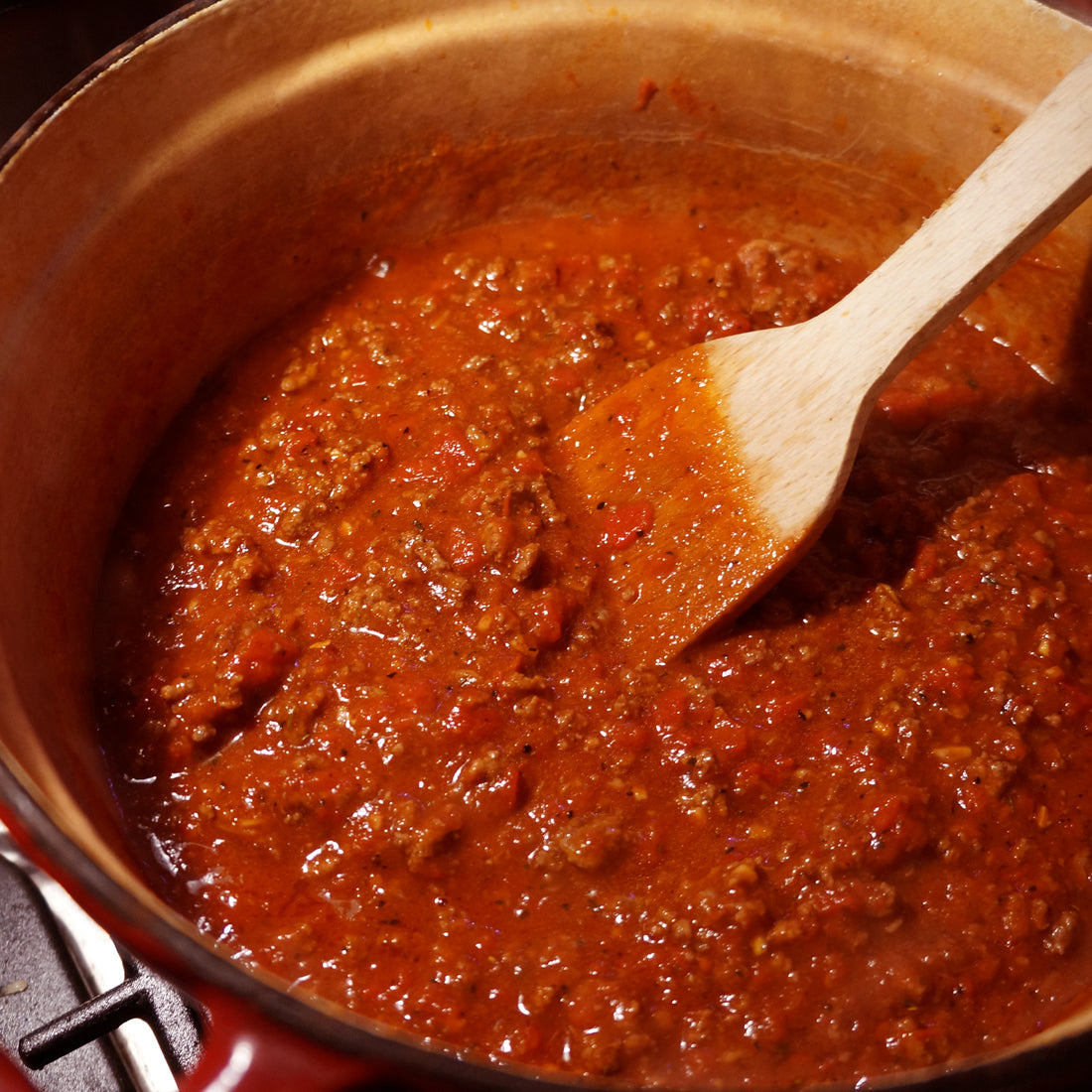 chili in a dutch oven