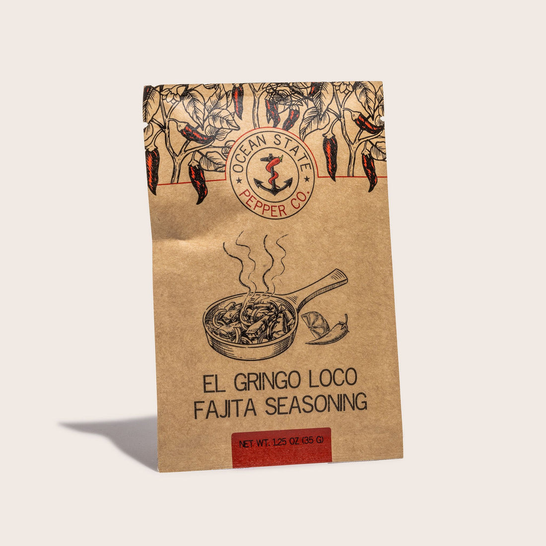 front of fajita seasoning pouch