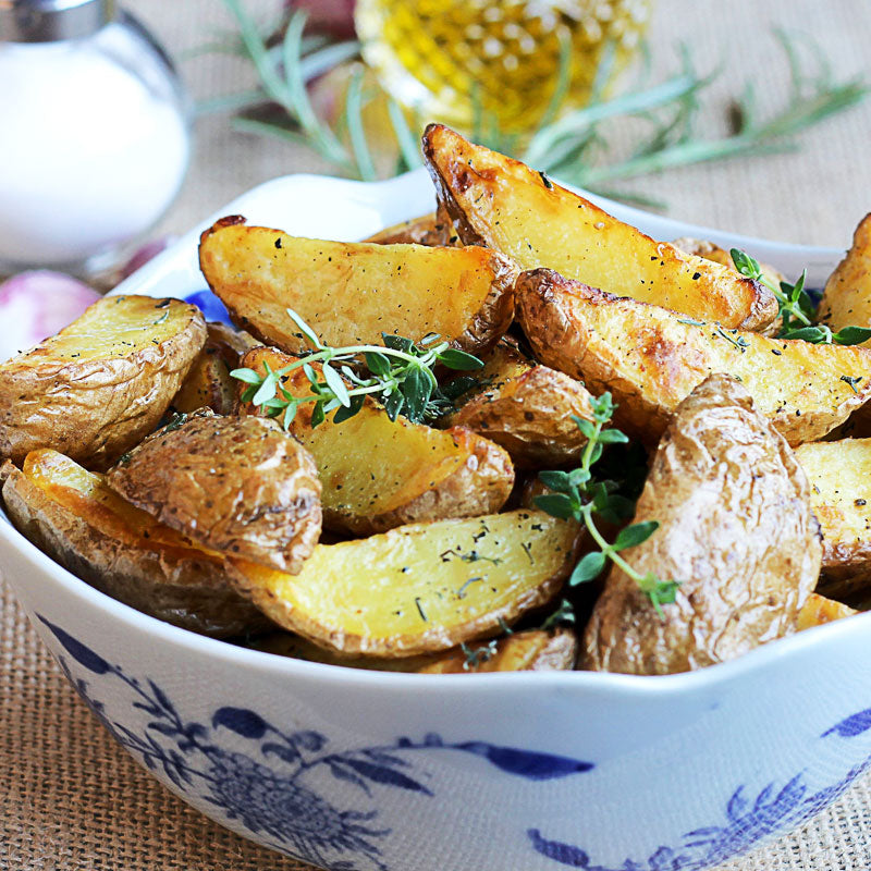 Bowl of roasted potatoes